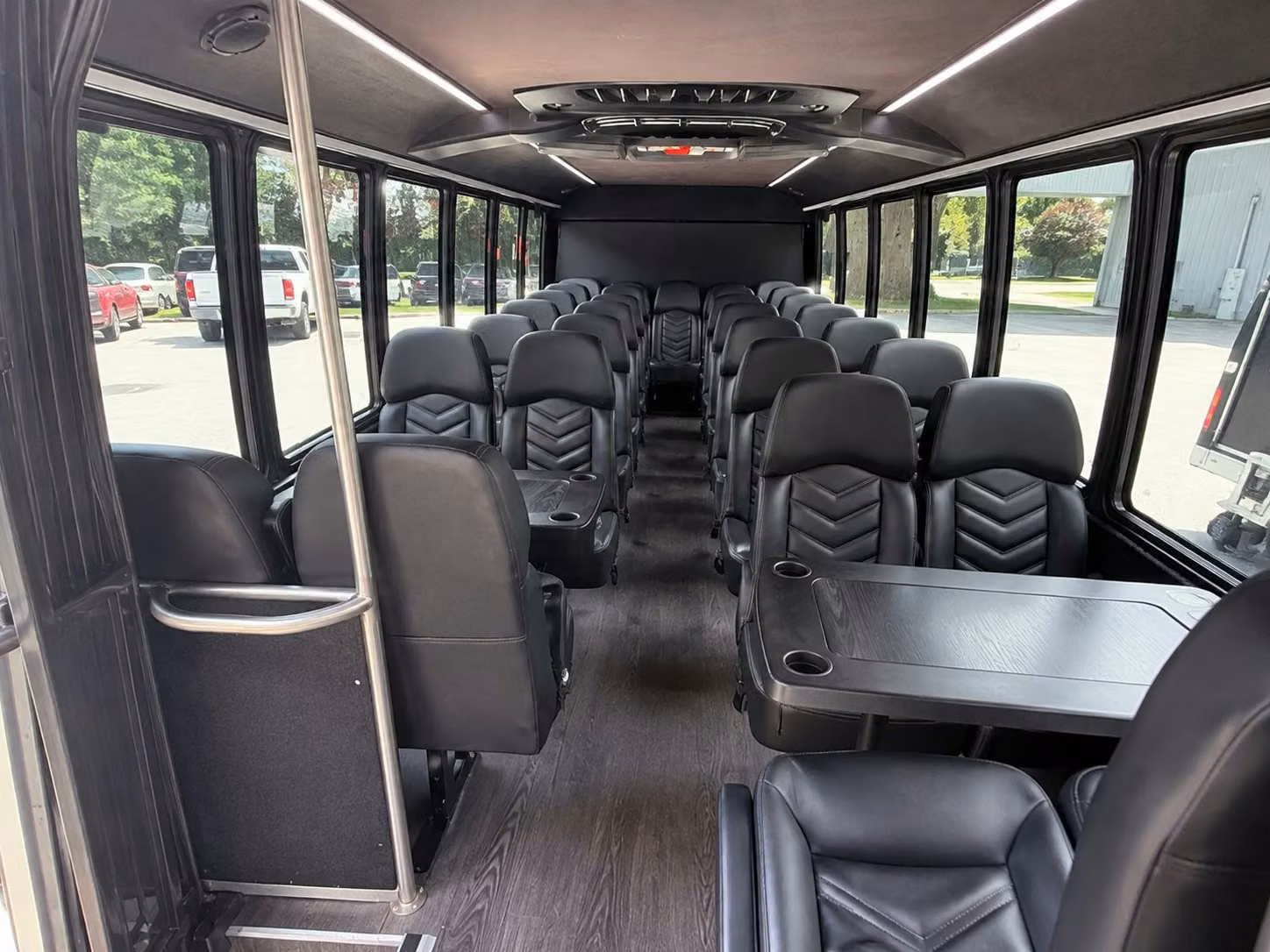 15 passenger minibus inside