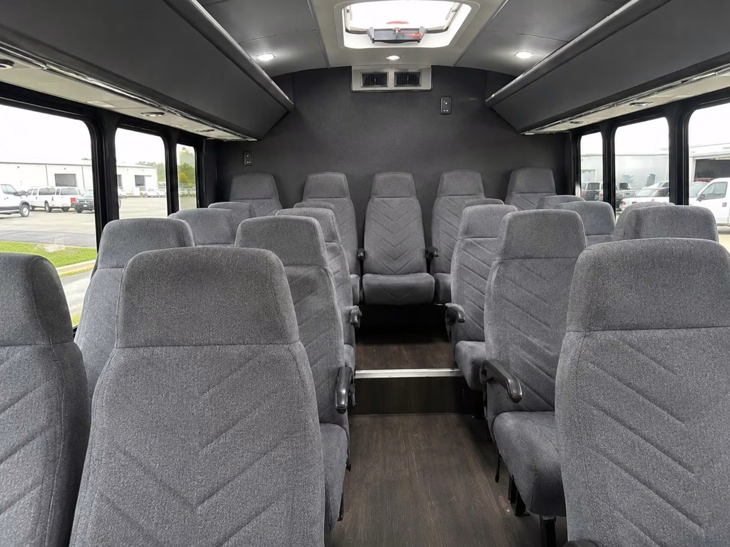 18 passenger minibus inside