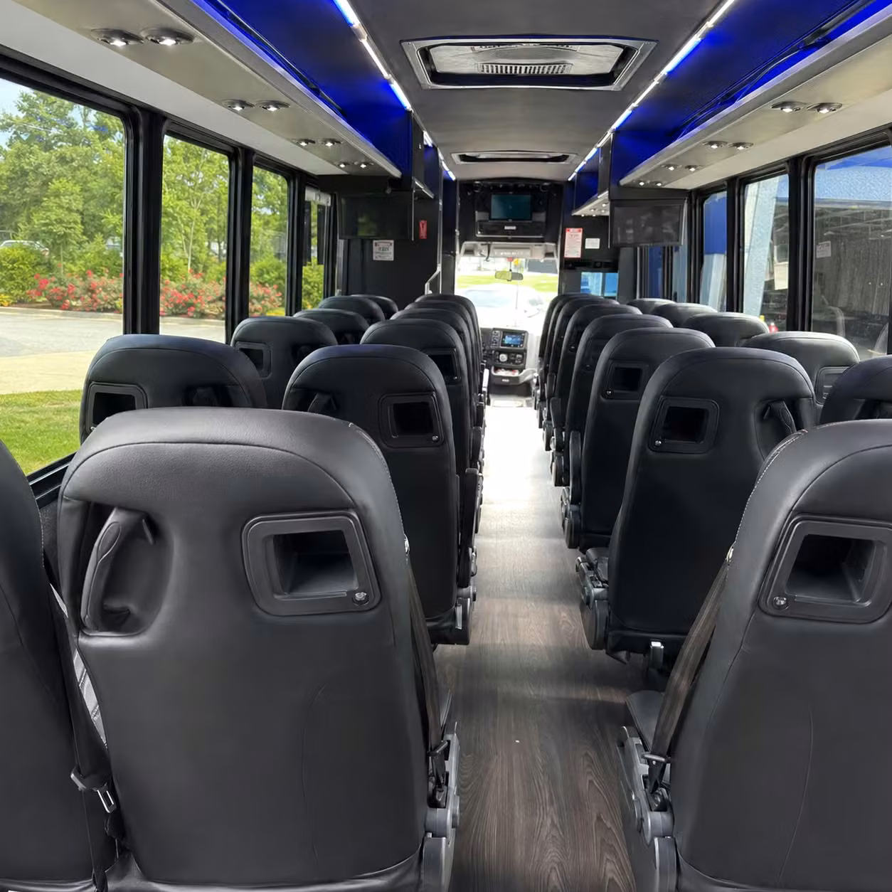 25 passenger minibus inside