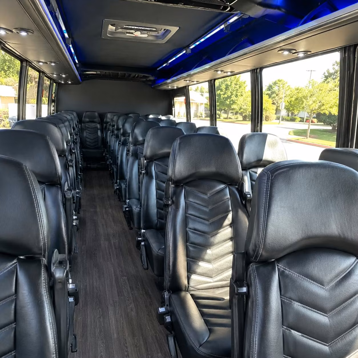 30 passenger minibus interior