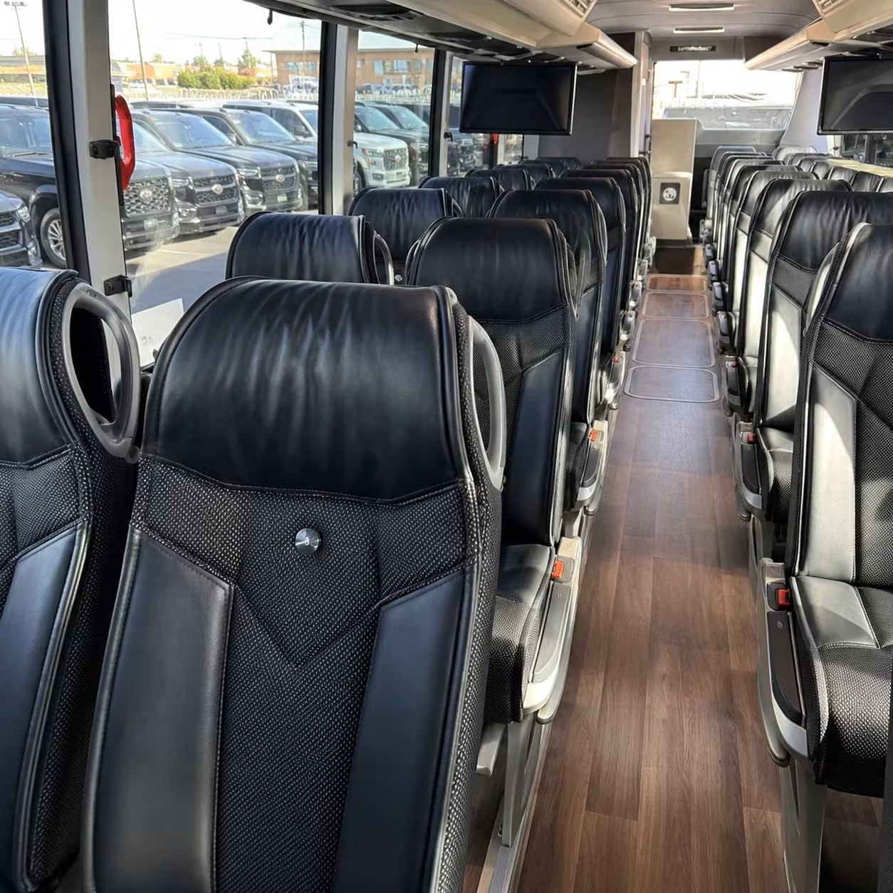 charter bus rentals for corporate road shows and multi city business travel from newark