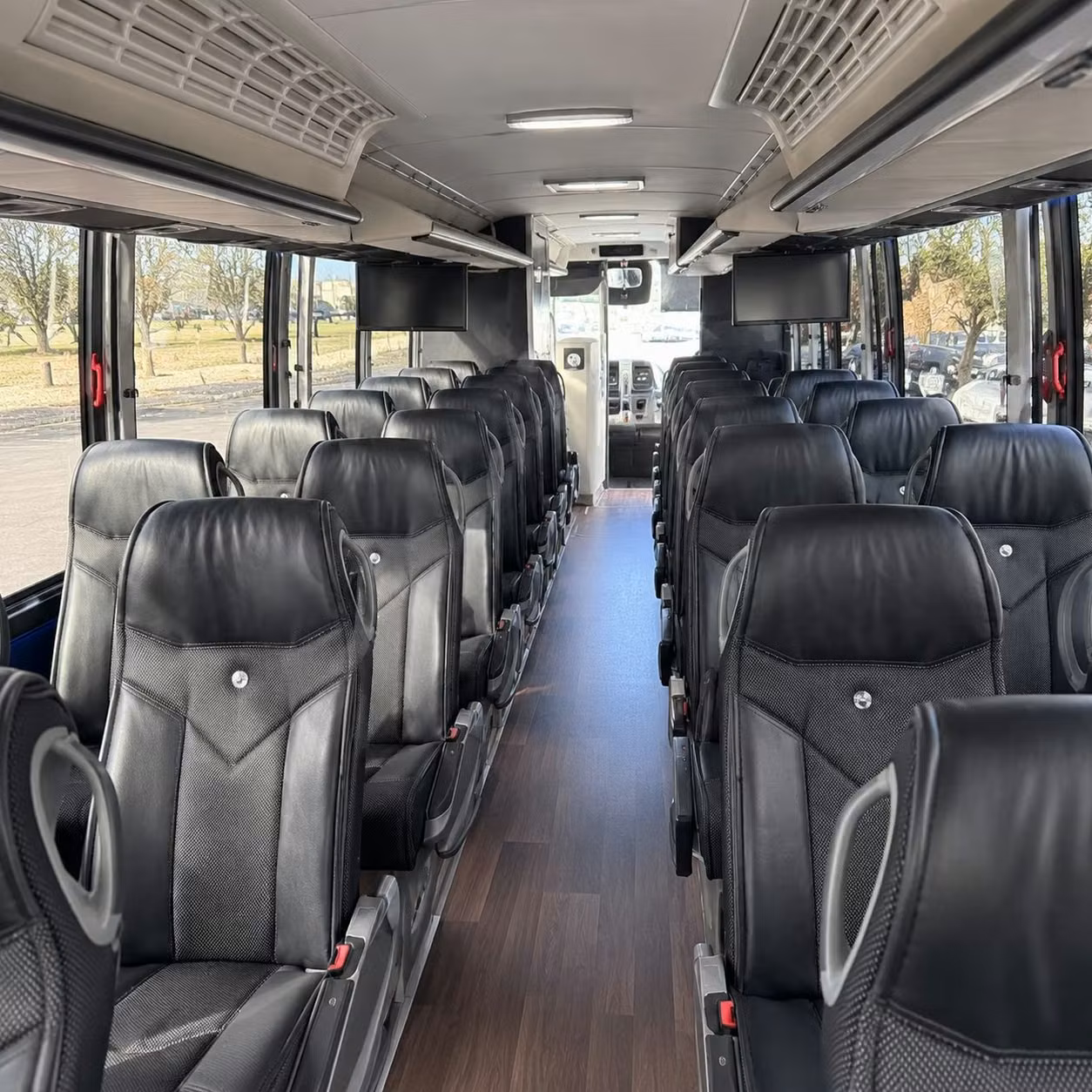 newark charter bus rental inside